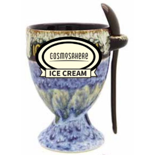 Cosmsphere Ice Cream Dish/Spoon Combo Purple